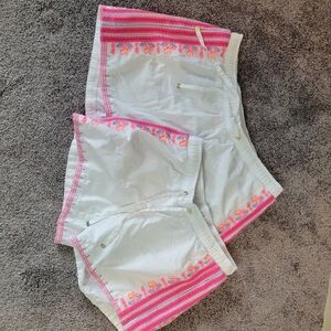 Lilly pulitzer  embroidered shorts